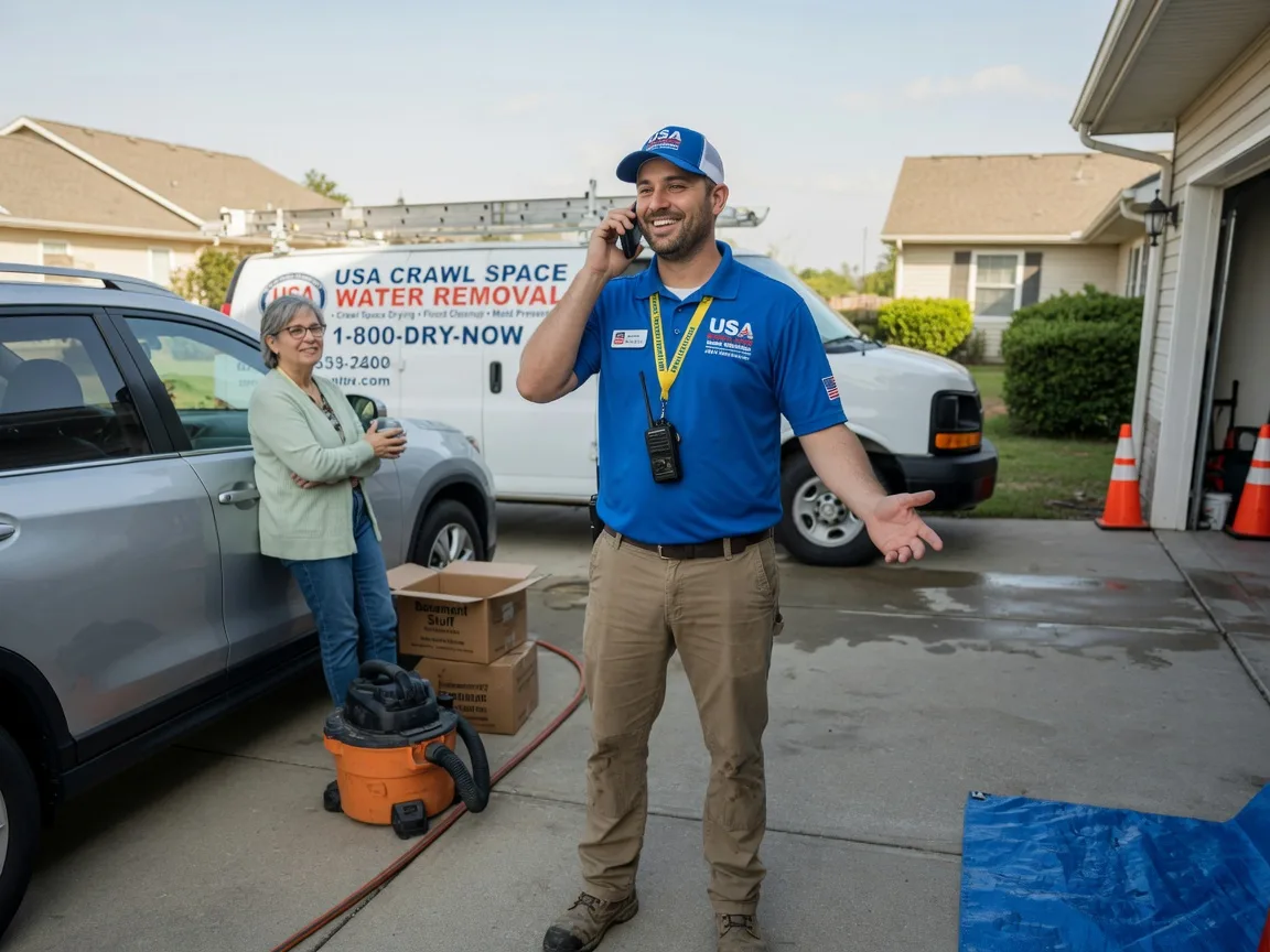 Crawl Space Water Removal Bridge City, TX FAQs